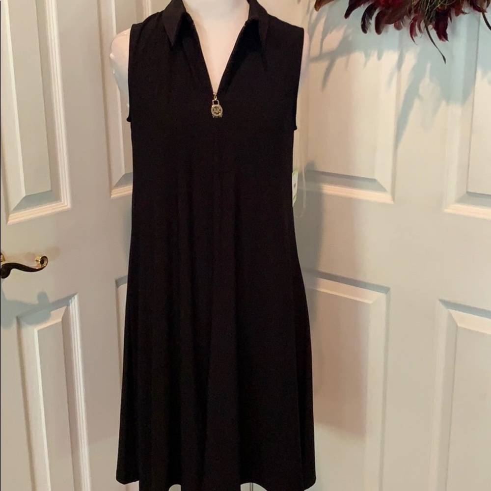 Black Anne Klein sleeveless dress, stretchy